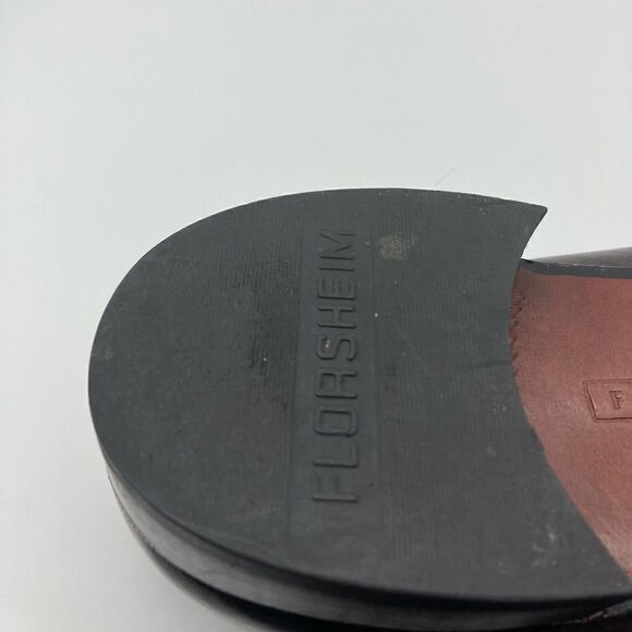 Florsheim Imperial Men’s Leather Loafers Size EU 45 US 12 Brown Color - Picture 8 of 9